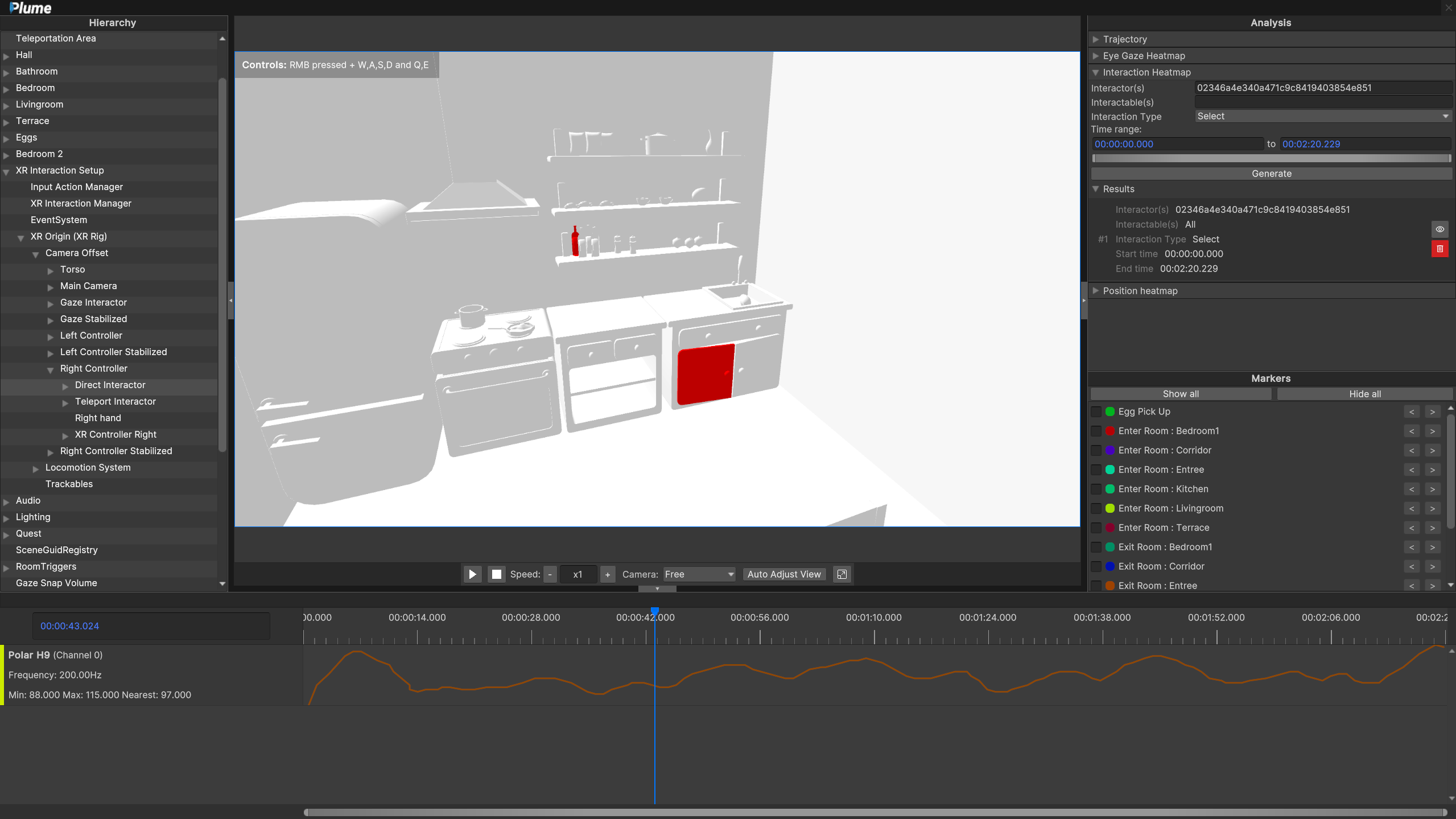 PLUME-Viewer interaction heatmap result