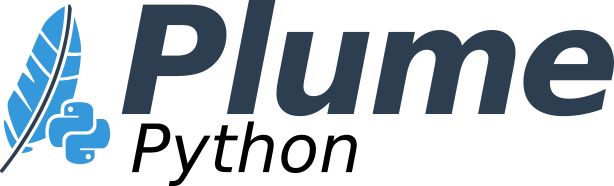 plume python logo